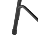 National Public Seating 2210 Folding Chair w/ Black Fabric Back & Seat - Steel Frame, Black thumbnail 7