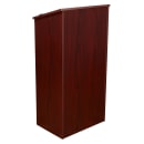 National Public Seating 222-MY Floor Lectern w/ (1) Shelf - 23" x 16" x 46 1/2",Laminate, Mahogany thumbnail 4