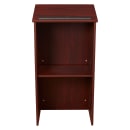 National Public Seating 222-MY Floor Lectern w/ (1) Shelf - 23" x 16" x 46 1/2",Laminate, Mahogany thumbnail 5