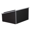 National Public Seating 22-BK Tabletop Lectern w/ (1) Shelf - 23 3/4" x 19 7/8" x 13 3/4", Laminate, Black thumbnail 4