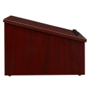 National Public Seating 22-MY Tabletop Lectern w/ (1) Shelf - 23 3/4" x 19 7/8" x 13 3/4", Laminate, Mahogany thumbnail 2