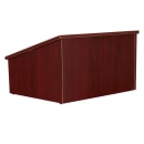 National Public Seating 22-MY Tabletop Lectern w/ (1) Shelf - 23 3/4" x 19 7/8" x 13 3/4", Laminate, Mahogany thumbnail 4