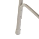 National Public Seating 2302 Folding Chair w/ Graystone Fabric Back & Seat - Steel Frame, Gray thumbnail 7