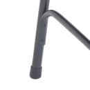 National Public Seating 2304 Folding Chair w/ Imperial Blue Fabric Back & Seat - Steel Frame, Char-Blue thumbnail 7