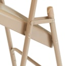 National Public Seating 301 Folding Chair w/ Beige Steel Back & Seat - Steel Frame, Beige thumbnail 6