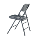 National Public Seating 304 Folding Chair w/ Char-Blue Steel Back & Seat - Steel Frame, Char-Blue thumbnail 5