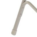 National Public Seating 3218 Folding Chair w/ New Burgundy Fabric Back & Seat - Steel Frame, Gray thumbnail 7