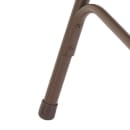 National Public Seating 3219 Folding Chair w/ Antique Gold Fabric Back & Seat - Steel Frame, Brown thumbnail 7