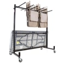 National Public Seating 42-8 Table & Chair Storage Truck w/ (42) Chair & (10) Table Capacity - Steel, Dark Brown thumbnail 3