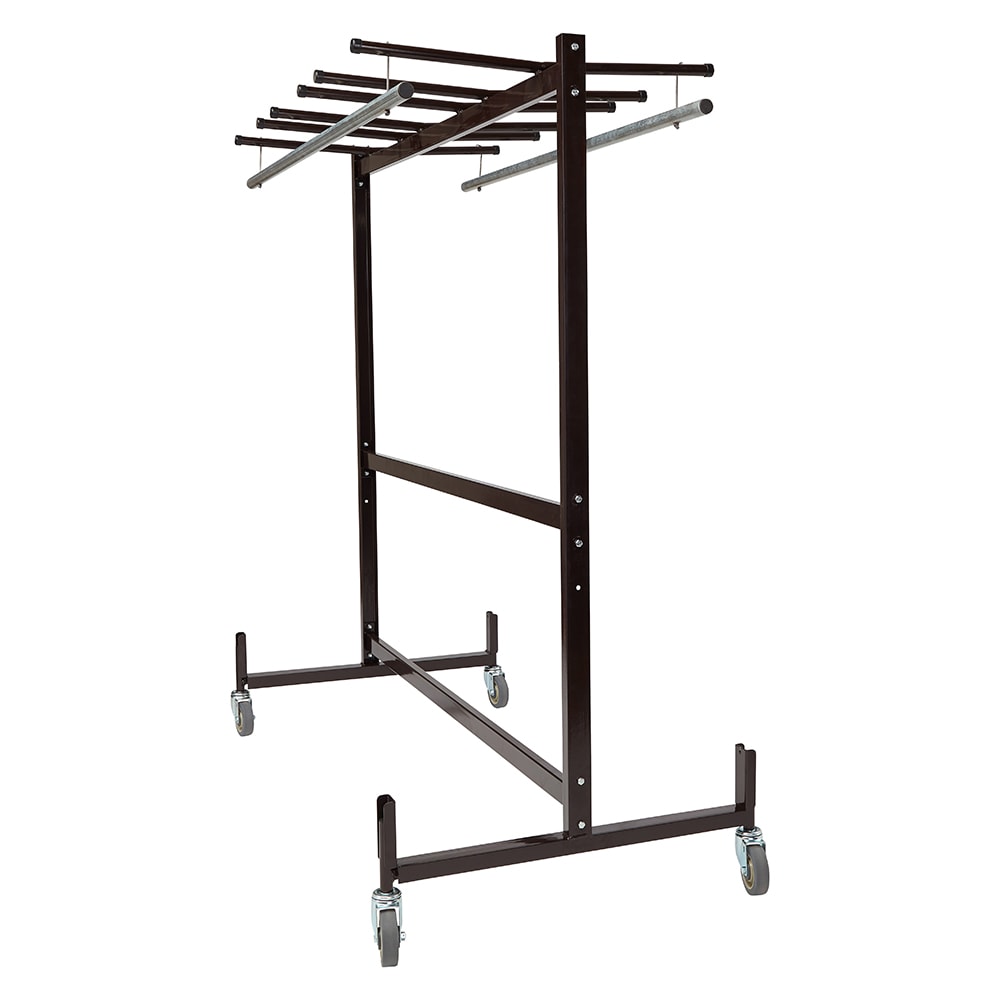 National Public Seating 42-8-60 Table & Chair Storage Truck w/ (2) Coat Rods - (42) Chair & (10) Table Capacity, Steel