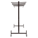 National Public Seating 42-8-60 Table & Chair Storage Truck w/ (2) Coat Rods - (42) Chair & (10) Table Capacity, Steel thumbnail 3