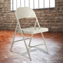 National Public Seating 52 Folding Chair w/ Gray Steel Back & Seat - Steel Frame, Gray thumbnail 7