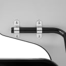 National Public Seating 5210L Folding Chair w/ Black Steel Back & Seat - Left Tablet Arm, Steel Frame, Black thumbnail 8