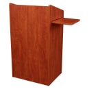 National Public Seating 600-CH Floor Lectern w/ (3) Shelves - 25" x 20" x 46", Laminate, Wild Cherry thumbnail 4