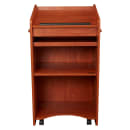 National Public Seating 600-CH Floor Lectern w/ (3) Shelves - 25" x 20" x 46", Laminate, Wild Cherry thumbnail 6