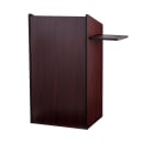 National Public Seating 600-MY Floor Lectern w/ (3) Shelves - 25" x 20" x 46", Laminate, Mahogany thumbnail 4