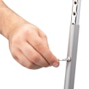 National Public Seating 6218H Round Backless Stool w/ Masonite Board Seat, Gray thumbnail 5