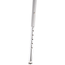 National Public Seating 6218H Round Backless Stool w/ Masonite Board Seat, Gray thumbnail 6