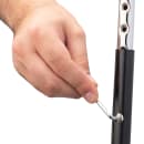 National Public Seating 6218H-10 Round Backless Stool w/ Masonite Board Seat, Black thumbnail 5