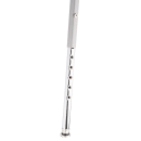 National Public Seating 6224H Round Backless Stool w/ Masonite Board Seat, Gray thumbnail 6