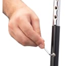 National Public Seating 6224H-10 Round Backless Stool w/ Masonite Board Seat, Black thumbnail 5