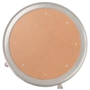 National Public Seating 6224HB Round Stool w/ Solid Back & Masonite Board Seat, Gray thumbnail 6