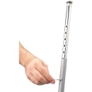 National Public Seating 6224HB Round Stool w/ Solid Back & Masonite Board Seat, Gray thumbnail 8