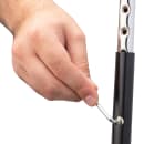 National Public Seating 6224HB-10 Round Stool w/ Solid Back & Masonite Board Seat, Black thumbnail 8