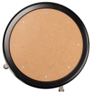 National Public Seating 6230B-10 Round Stool w/ Solid Back & Masonite Board Seat, Black thumbnail 6