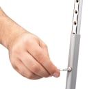 National Public Seating 6230H Round Backless Stool w/ Masonite Board Seat, Gray thumbnail 5