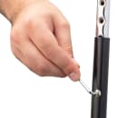 National Public Seating 6230HB-10 Round Stool w/ Solid Back & Masonite Board Seat, Black thumbnail 8