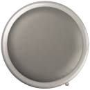 National Public Seating 6418B Round Stool w/ Gray Vinyl Padded Back & Gray Vinyl Padded Seat, Gray thumbnail 7