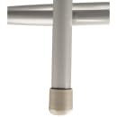 National Public Seating 6418B Round Stool w/ Gray Vinyl Padded Back & Gray Vinyl Padded Seat, Gray thumbnail 9