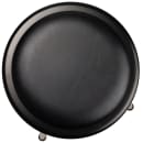 National Public Seating 6418H-10 Round Backless Stool w/ Black Vinyl Padded Seat, Black thumbnail 3