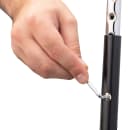 National Public Seating 6418HB-10 Round Stool w/ Black Vinyl Padded Back & Black Vinyl Padded Seat, Black thumbnail 10