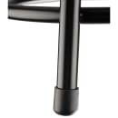 National Public Seating 6424-10 Round Backless Stool w/ Black Vinyl Padded Seat, Black thumbnail 5