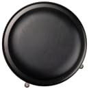 National Public Seating 6424H-10 Round Backless Stool w/ Black Vinyl Padded Seat, Black thumbnail 3