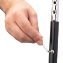 National Public Seating 6430H-10 Round Backless Stool w/ Black Vinyl Padded Seat, Black thumbnail 7