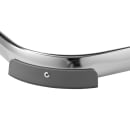 National Public Seating 6618B Elephant Z Stool w/ Black Plastic Back & Black Plastic Seat,  Chrome thumbnail 8