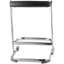 National Public Seating 6622 Backless Elephant Z Stool w/ Black Plastic Seat, Chrome thumbnail 5
