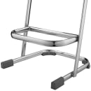 National Public Seating 6624B Elephant Z Stool w/ Black Plastic Back & Black Plastic Seat,  Chrome thumbnail 8