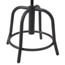 National Public Seating 6800W-10 Round Backless Swivel Stool w/ Wood Seat, Black thumbnail 5
