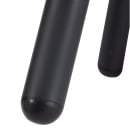 National Public Seating 6810S-10 Round Backless Swivel Stool w/ Black Fabric Cushion Seat, Black thumbnail 4