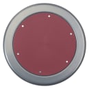 National Public Seating 6818-10 Round Backless Swivel Stool w/ Burgundy Steel Seat, Black thumbnail 3