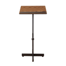 National Public Seating 70-MO Portable Lectern w/ Medium Oak Laminate Top & Black Steel Frame - 20" x 18 1/4" x 44" thumbnail 5