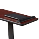 National Public Seating 70-MY Portable Lectern w/ Mahogany Laminate Top & Black Steel Frame - 20" x 18 1/4" x 44" thumbnail 8