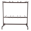 National Public Seating 84 Two Tier Chair Dolly w/ (84) Chair Capacity - Steel, Dark Brown thumbnail 3