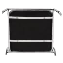 National Public Seating 8652 Stacking Chair w/ Classic Gray Fabric Back & Seat - Steel Frame thumbnail 7