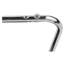 National Public Seating 8660 Stacking Chair w/ Ebony Black Fabric Back & Seat - Steel Frame thumbnail 7