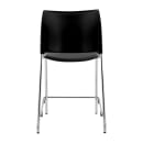National Public Seating 8710C-11-10 Counter Height Stool w/ Curved Back &  Polypropylene Seat, Black thumbnail 3
